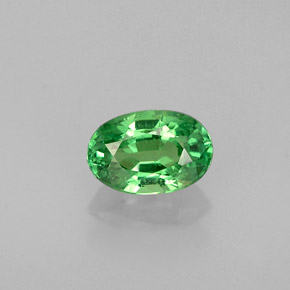 Granato tsavorite naturale verde da 0,61 ct, taglio ovale, VS