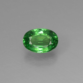 Granato tsavorite naturale verde da 0,52 ct, taglio ovale, VS