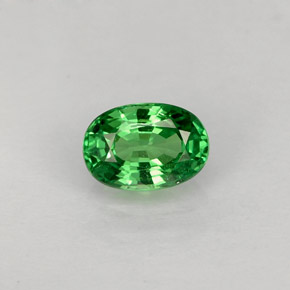 Granato Tsavorite Verde naturale da 0.65 ct, Taglio ovale, VS