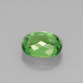 Granato Tsavorite Cromo verde naturale da 1.25 ct, Taglio a cuscino, VVS-VS