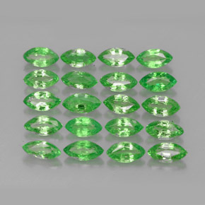 Granato tsavorite naturale verde da  ct, marchesa, VS