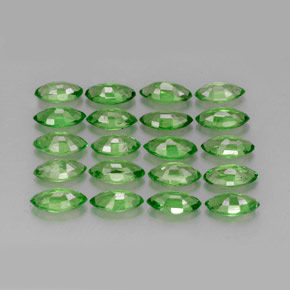 Granato tsavorite naturale verde da 3,60 ct, marchesa, VS