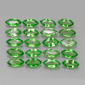 Granato tsavorite naturale verde da 2,82 ct, marchesa, VS