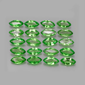 Granato tsavorite naturale verde da 2,82 ct, marchesa, VS