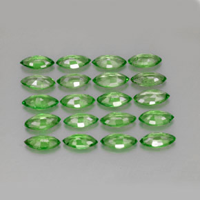 Granato tsavorite naturale verde da 2,82 ct, marchesa, VS