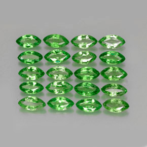 Granato tsavorite naturale verde da  ct, marchesa, VS