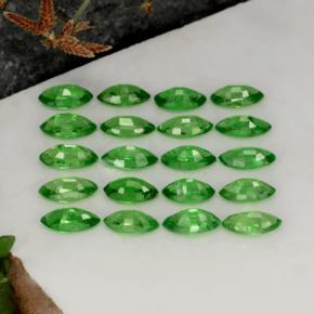 Granato tsavorite naturale verde da 3,86 ct, marchesa, VS
