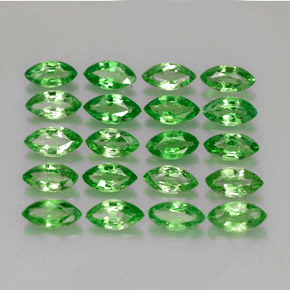 Granato tsavorite naturale verde da  ct, marchesa, VS
