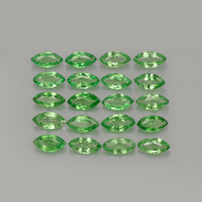 Granato tsavorite naturale verde da 3,00 ct, marchesa, VS
