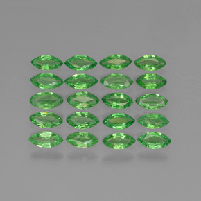 Granato tsavorite naturale verde da 2,87 ct, marchesa, VS