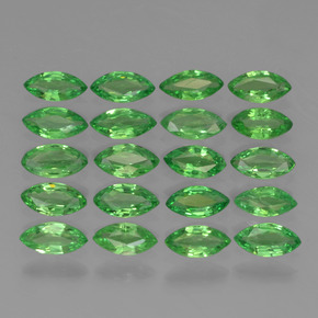 Granato tsavorite naturale verde da 2,87 ct, marchesa, VS
