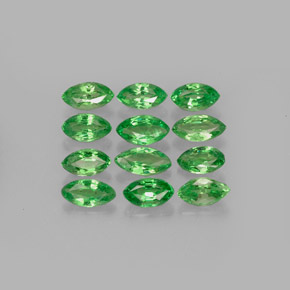 Granato tsavorite naturale verde da  ct, marchesa, VS