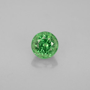 Granato Tsavorite Verde naturale da 0.79 ct, Taglio rotondo, VS