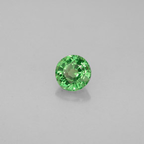 Granato Tsavorite Verde naturale da 0.43 ct, Taglio rotondo, VS