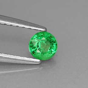 Granato tsavorite naturale verde da 0,30 ct, taglio rotondo, VS