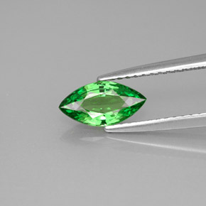 Granato tsavorite naturale verde da 0,89 ct, marchesa, VVS-VS