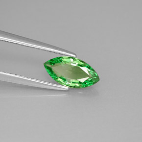 Granato tsavorite naturale verde da 0,75 ct, marchesa, VVS-VS