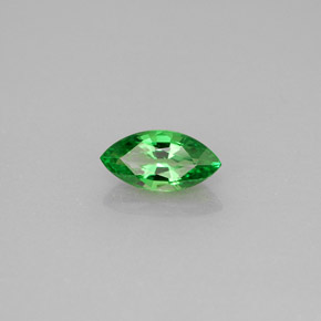 Granato Tsavorite Cromo verde naturale da 0.75 ct, Taglio marquise, VVS-VS