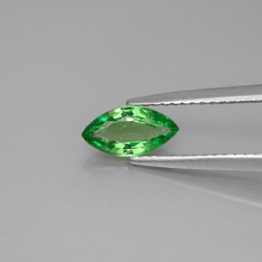 Granato tsavorite naturale verde da 0,64 ct, marchesa, VVS-VS