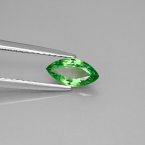 Granato tsavorite naturale verde da 0,64 ct, marchesa, VVS-VS