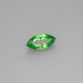 Granato Tsavorite Cromo verde naturale da 0.66 ct, Taglio marquise, VVS-VS