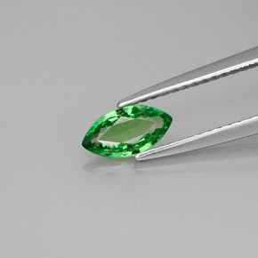 Granato tsavorite naturale verde da 0,49 ct, marchesa, VS-SI