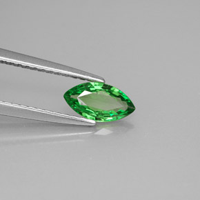 Granato tsavorite naturale verde da 0,49 ct, marchesa, VS-SI