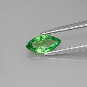 Granato tsavorite naturale verde da 0,83 ct, marchesa, VVS-VS