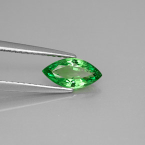 Granato tsavorite naturale verde da 0,83 ct, marchesa, VVS-VS
