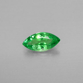 Granato Tsavorite Cromo verde naturale da 0.64 ct, Taglio marquise, VS-SI