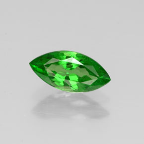 Granato tsavorite naturale verde da 0,85 ct, marchesa, VS