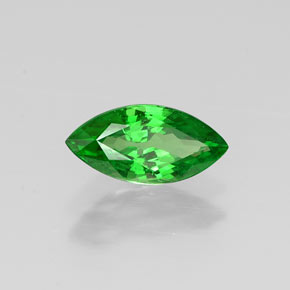 Granato tsavorite naturale verde da 0,85 ct, marchesa, VS