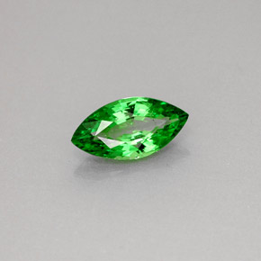 Granato Tsavorite Cromo verde naturale da 0.82 ct, Taglio marquise, VS