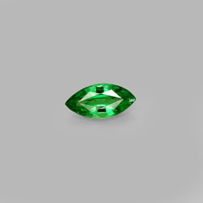 Granato tsavorite naturale verde da 0,38 ct, marchesa, VVS-VS