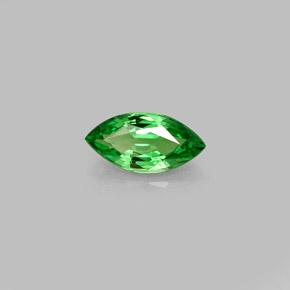 Granato tsavorite naturale verde da 0,44 ct, marchesa, VVS-VS