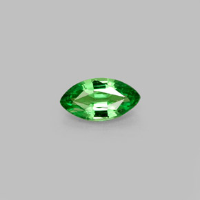 Granato Tsavorite Cromo verde naturale da 0.46 ct, Taglio marquise, VVS-VS