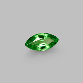 Granato tsavorite naturale verde da 0,45 ct, marchesa, VVS-VS