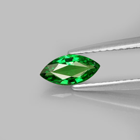 Granato tsavorite naturale verde da 0,42 ct, marchesa, VVS-VS