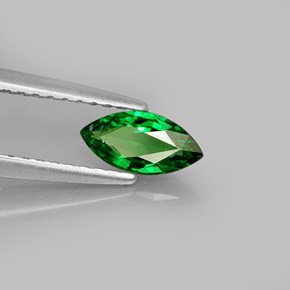 Granato tsavorite naturale verde da 0,42 ct, marchesa, VVS-VS