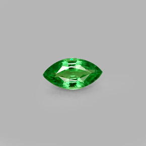Granato Tsavorite Cromo verde naturale da 0.43 ct, Taglio marquise, VVS-VS