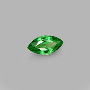 Granato Tsavorite Cromo verde naturale da 0.43 ct, Taglio marquise, VVS-VS