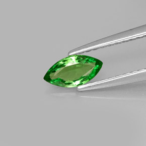 Granato tsavorite naturale verde da 0,43 ct, marchesa, VVS-VS
