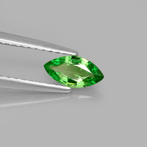 Granato Tsavorite Cromo verde naturale da 0.42 ct, Taglio marquise, VS