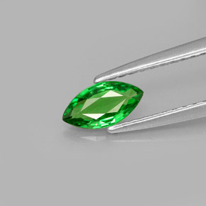 Granato tsavorite naturale verde da 0,41 ct, marchesa, VS