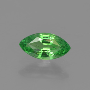 Granato tsavorite naturale verde da 0,43 ct, marchesa, VS