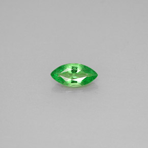Granato tsavorite naturale verde da 0,42 ct, marchesa, VS