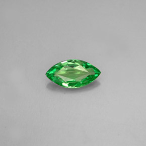 Granato tsavorite naturale verde da 0,38 ct, marchesa, VVS-VS