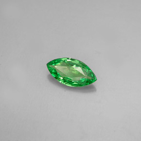 Granato tsavorite naturale verde da 0,38 ct, marchesa, VVS-VS