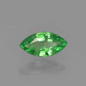 Granato tsavorite naturale verde da 0,37 ct, marchesa, VVS-VS