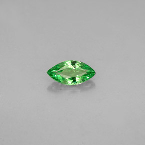 Granato Tsavorite Cromo verde naturale da 0.28 ct, Taglio marquise, VVS-VS